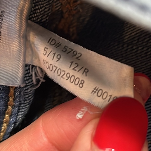 EXPRESS Wide Leg Super High Rise Baggy blue Jeans women Size 12R Regular stretch - Picture 14 of 16